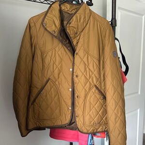 Eddie Bauer Sport Shop Brown Quilted Utility Jacket
